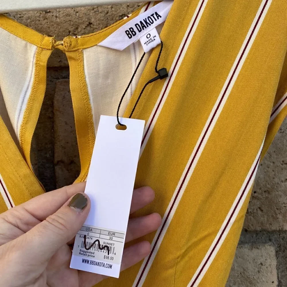 BB Dakota • Yellow All The Right Moves Jumpsuit